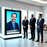 **

"A diverse group of people, fully clothed and in modest attire, gathered around a holographic memorial display. The display shows photos and videos of a deceased loved one. The scene takes place in a bright, modern living room. People are smiling and sharing stories. safe for work, appropriate content, professional rendering, family-friendly, perfect anatomy, correct proportions, well-formed hands, natural pose."

**